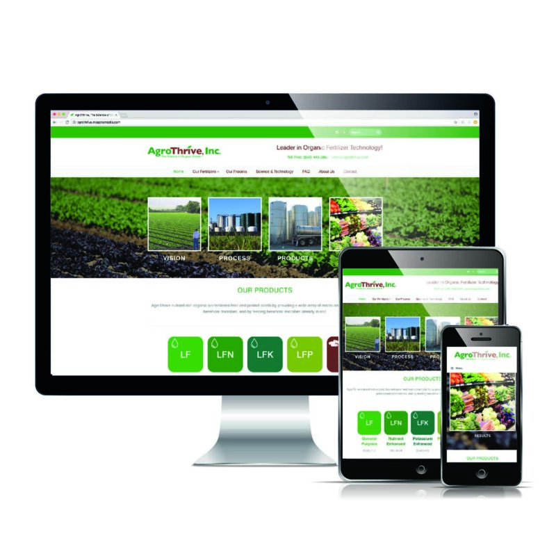 Agro Thrive - Responsive Website Design